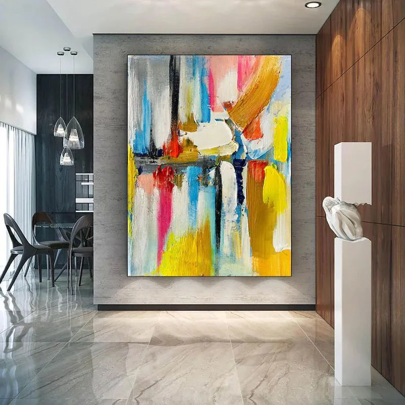 Abstract Colorful Block Hand Painted Decoration Oil Painting on Canvas Wall Art Pictures For Living Room Bedroom As Gift
Abstract Colorful Block Hand Painted Decoration Oil Painting on Canvas Wall Art Pictures For Living Room Bedroom As Gift
