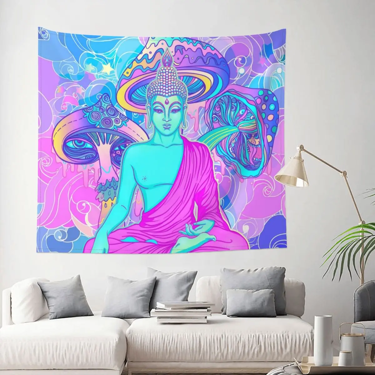 Sitting Buddha Among Psychedelic Mushrooms Tapestry Trippy Decoration Wall Room Home Decor Hanging Bedroom Kawaii Cartom Fashion
Sitting Buddha Among Psychedelic Mushrooms Tapestry Trippy Decoration Wall Room Home Decor Hanging Bedroom Kawaii Cartom Fashion