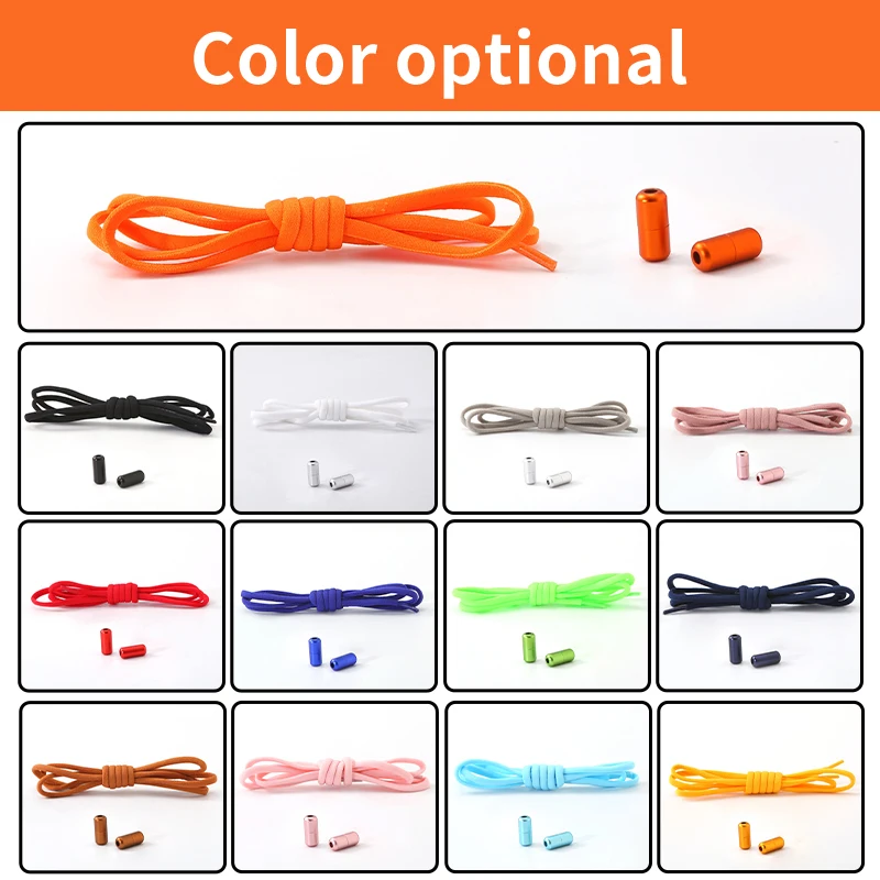 The Third Edition Elastic Non-Lace Shoelace Half-Moon Metal Lock Shoelace Child Safety Adult Simple Sports Shoes Quick Shoelace
The Third Edition Elastic Non-Lace Shoelace Half-Moon Metal Lock Shoelace Child Safety Adult Simple Sports Shoes Quick Shoelace