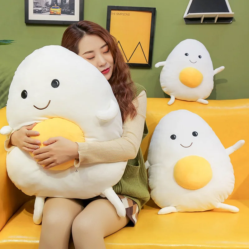 40cm Cute egg poached egg doll plush toy to accompany sleeping pillow doll girl birthday gift
40cm Cute egg poached egg doll plush toy to accompany sleeping pillow doll girl birthday gift