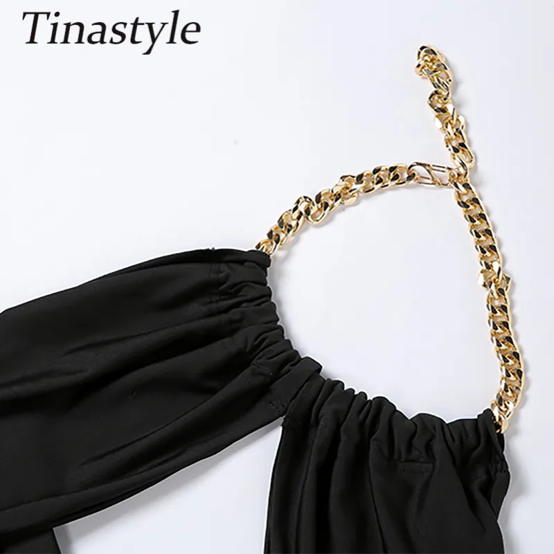 Tinastyle Chains Halter Bandage Crop Top Women Summer 2021 Black Backless Short Party Tank Top Casual Club y2k top Streetwear
Tinastyle Chains Halter Bandage Crop Top Women Summer 2021 Black Backless Short Party Tank Top Casual Club y2k top Streetwear