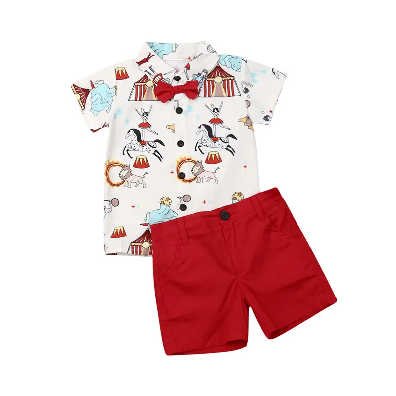 Gentleman Infant Baby Boy Clothes Cartoon Short Sleeve Tops Shirt Shorts Outfit Set Summer
Gentleman Infant Baby Boy Clothes Cartoon Short Sleeve Tops Shirt Shorts Outfit Set Summer