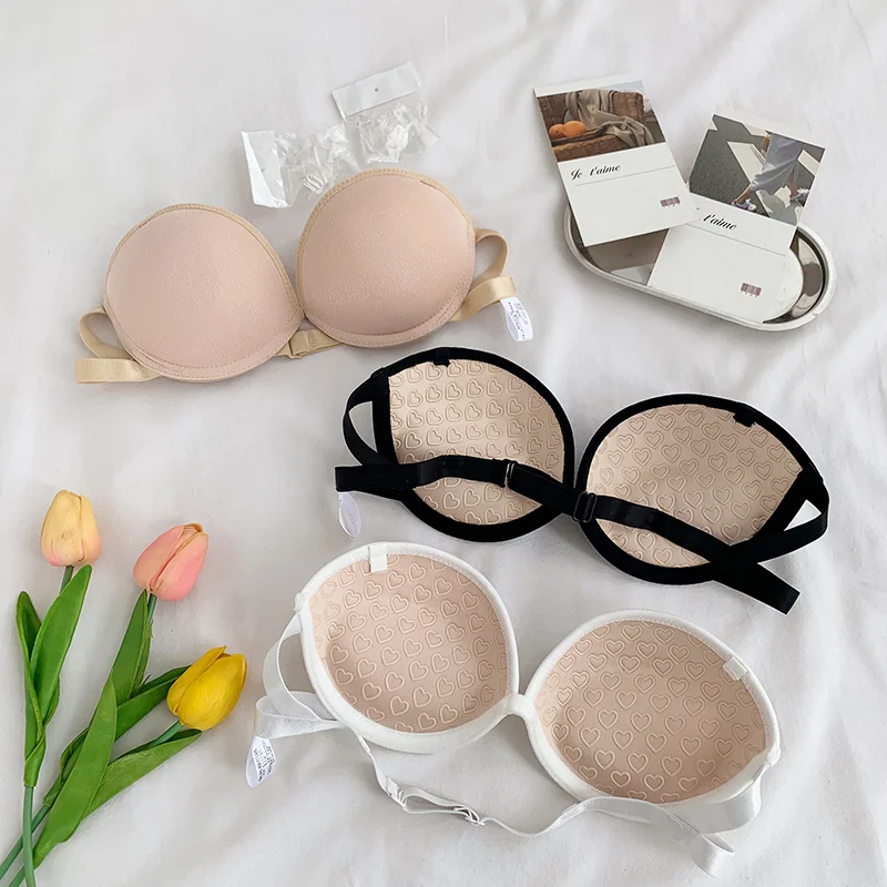 Early Autumn Strapless Bra Seamless Push Up Small Sized Bra Thickened Off-shoulder Love Silicone Non-slip Underwear Girls'
Early Autumn Strapless Bra Seamless Push Up Small Sized Bra Thickened Off-shoulder Love Silicone Non-slip Underwear Girls'