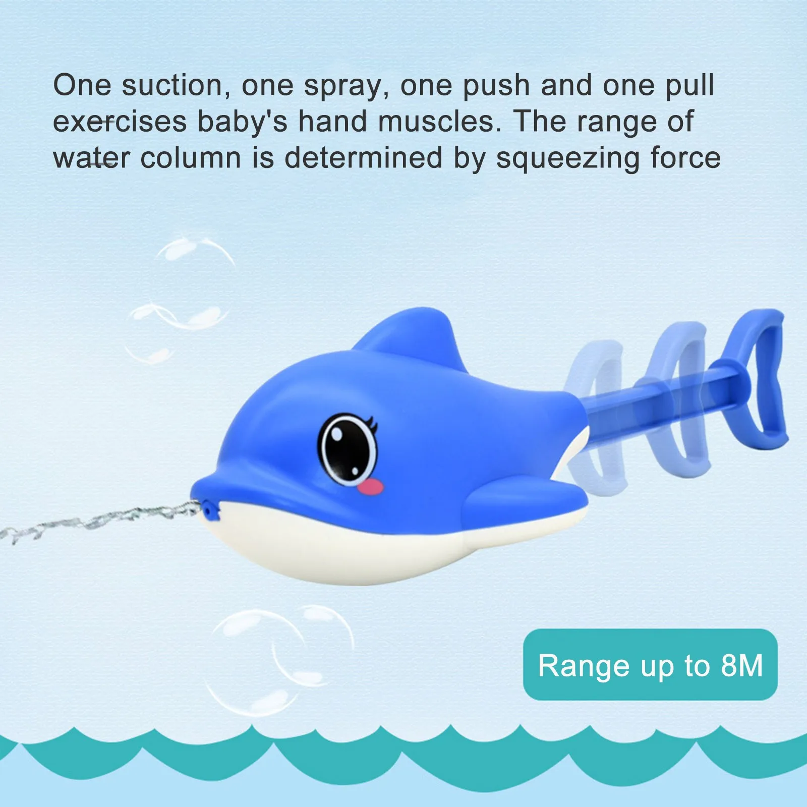 Pink Blue Children's Beach Toy Dolphin Water Gun Baby Play Water Outdoor Beach Swimming Drifting Water Gun Game Interactive Toys 
Pink Blue Children's Beach Toy Dolphin Water Gun Baby Play Water Outdoor Beach Swimming Drifting Water Gun Game Interactive Toys