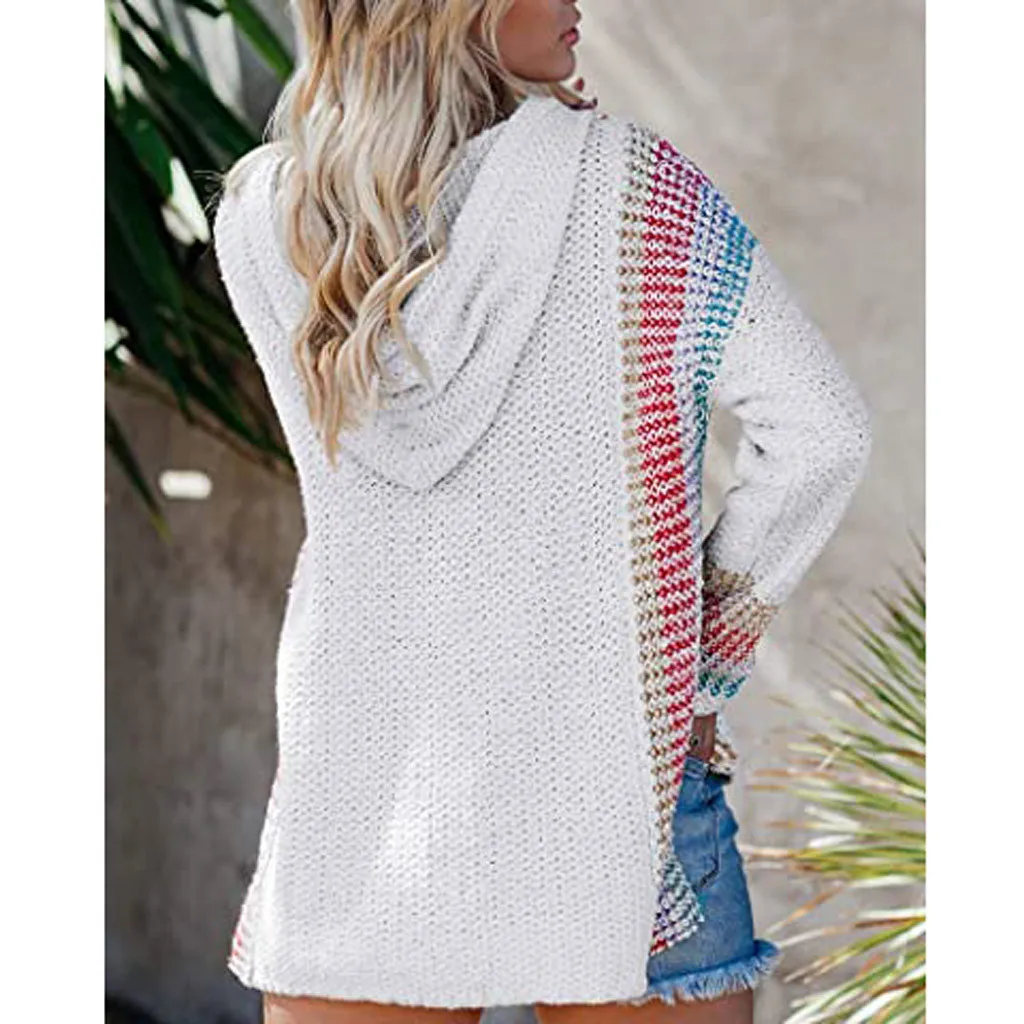 FREE OSTRICH Sweaters Ladies V Neck Color Block Hooded Long Sleeve Female Pullover With Pocket Loose Women Sweater Drop Ship New
FREE OSTRICH Sweaters Ladies V Neck Color Block Hooded Long Sleeve Female Pullover With Pocket Loose Women Sweater Drop Ship New