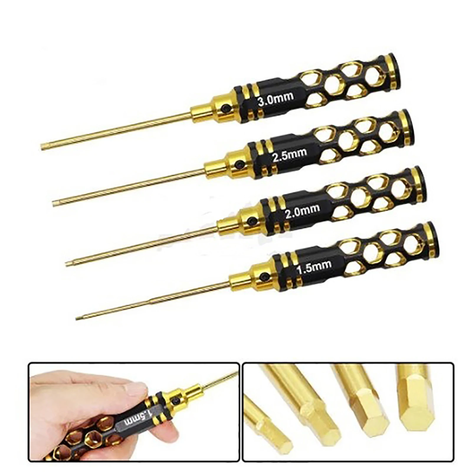 Hex Screwdriver Hollow Hexagon Screw Driver 1.5mm 2.0mm 2.5mm 3.0mm Combination Kit
Hex Screwdriver Hollow Hexagon Screw Driver 1.5mm 2.0mm 2.5mm 3.0mm Combination Kit