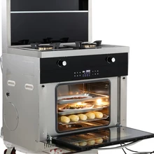 Multifunctional liquefied gas steam oven integrated stove integrated stove home steam oven stainless steel range hood stove