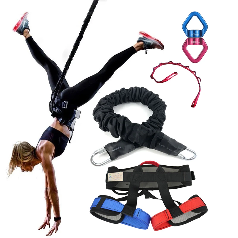 

Bungee Dance Flying Aeri Training Rope For Gym Suspension Band Of The Aerial Yoga Fell The Freedom-trening 120-220lbs (40-110KG)