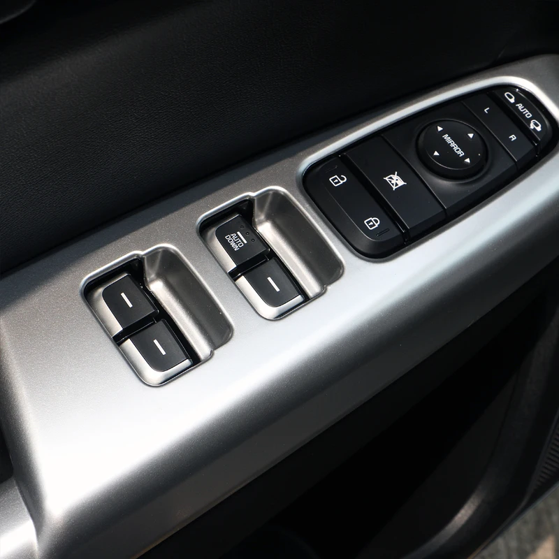 Chrome Car Styling Armrest Panel Window Lifter Switch Cover Decorative Sticker For Kia Sportage 2016 2017 2018 2019 Accessorie
Chrome Car Styling Armrest Panel Window Lifter Switch Cover Decorative Sticker For Kia Sportage 2016 2017 2018 2019 Accessorie