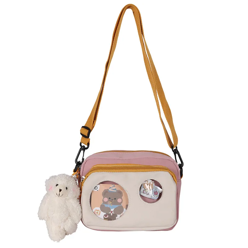 Small Shoulder Bag For Teenage Girls Student Crossbody Bags Women Nylon Bag Transparent Cartoon Cards Women Bag Bolsa Feminina
Small Shoulder Bag For Teenage Girls Student Crossbody Bags Women Nylon Bag Transparent Cartoon Cards Women Bag Bolsa Feminina