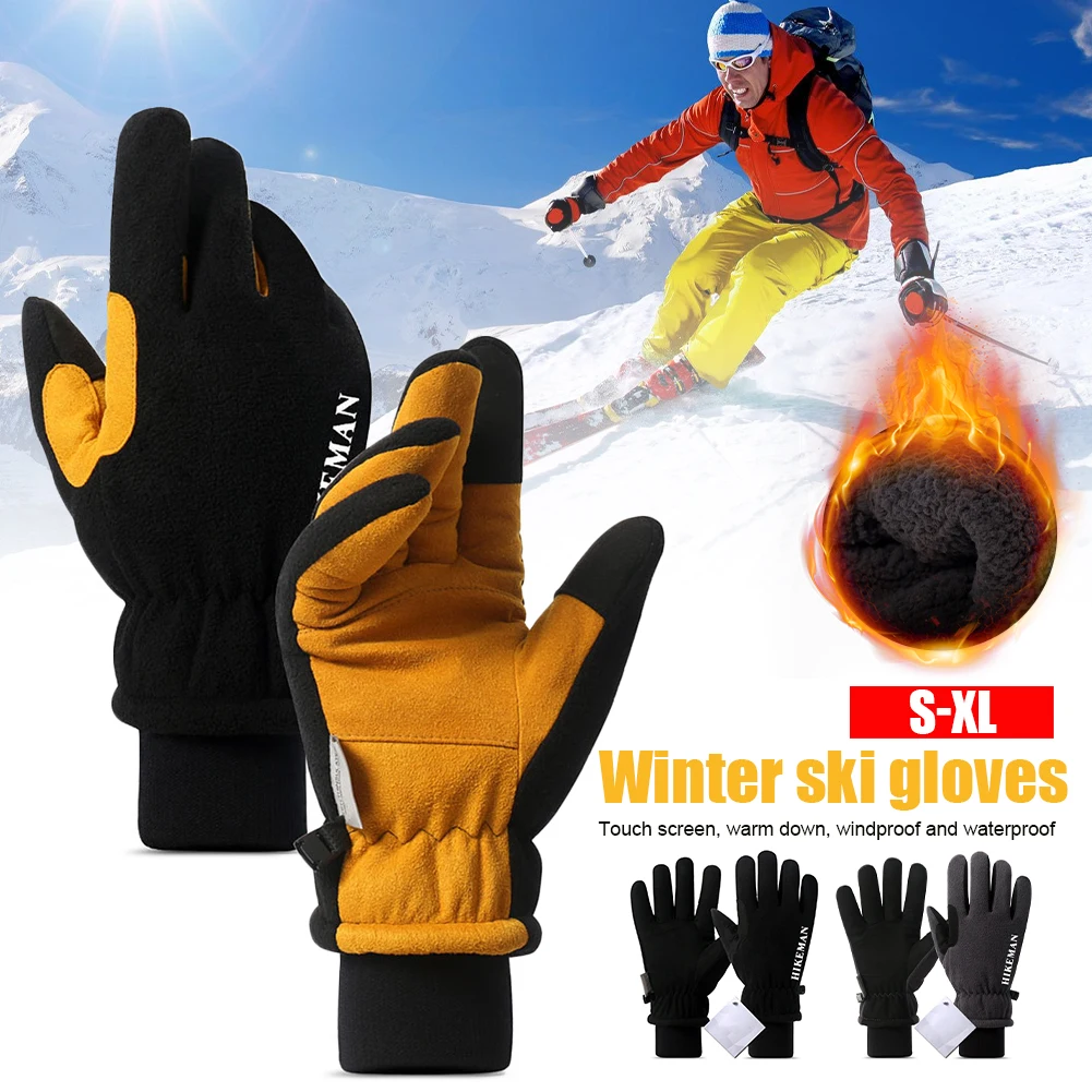 Autumn Winter lamb wool Gloves Touch Cold Waterproof Windproof Gloves Outdoor Sports Warm Thermal Fleece Running Ski Gloves
Autumn Winter lamb wool Gloves Touch Cold Waterproof Windproof Gloves Outdoor Sports Warm Thermal Fleece Running Ski Gloves