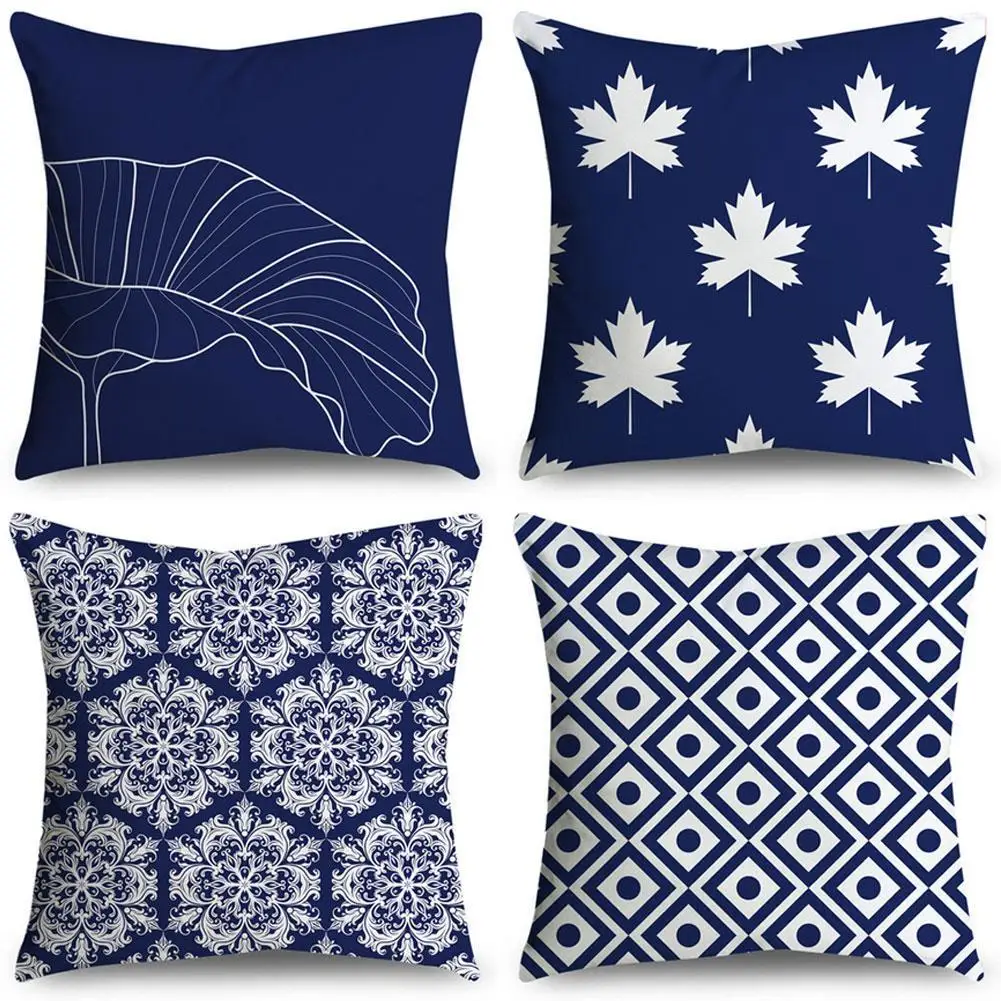 Blue pattern Decorative Cushion Cover Floral Pillow Case For Car Sofa Decor Pillowcase Home Pillows 45cm x 45cm 
Blue pattern Decorative Cushion Cover Floral Pillow Case For Car Sofa Decor Pillowcase Home Pillows 45cm x 45cm