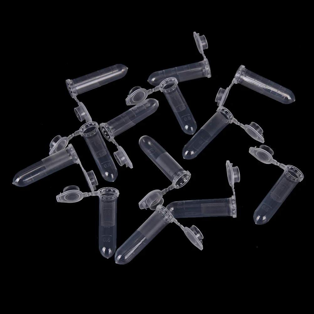100Pcs 2 ml Micro Centrifuge Tube Test Tube Vial Clear Plastic Vials Container Snap Cap For Laboratory Sample Specimen Storage
100Pcs 2 ml Micro Centrifuge Tube Test Tube Vial Clear Plastic Vials Container Snap Cap For Laboratory Sample Specimen Storage