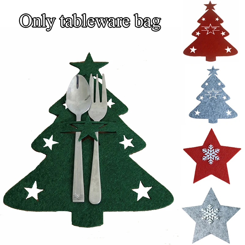 4PCS Solid Color New Cover Christmas Tree Shape Cutlery Knife And Fork Cover Diy Tableware Decoration Christmas Home Decoration
4PCS Solid Color New Cover Christmas Tree Shape Cutlery Knife And Fork Cover Diy Tableware Decoration Christmas Home Decoration