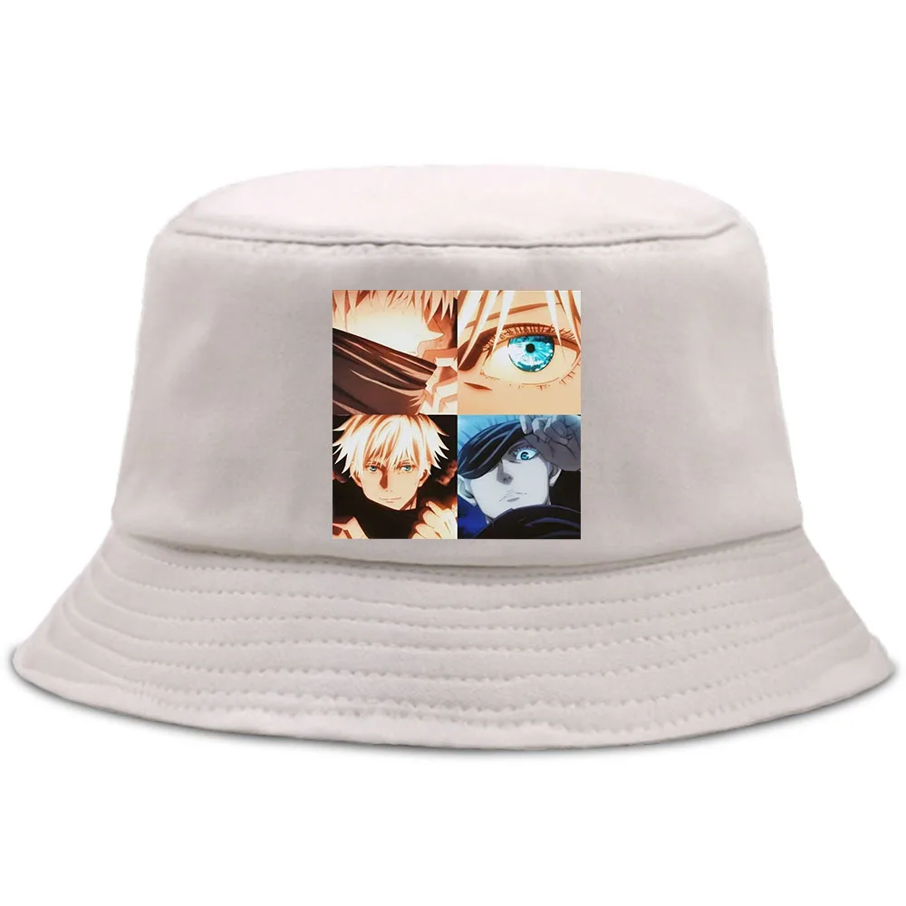 Anime Satoru Gojo Face And Eyes Print Unisex Cap Casual Summer Sunscreen Hat Quality Beach Fishing Hats Hip Hop Fisherman Hat
Anime Satoru Gojo Face And Eyes Print Unisex Cap Casual Summer Sunscreen Hat Quality Beach Fishing Hats Hip Hop Fisherman Hat