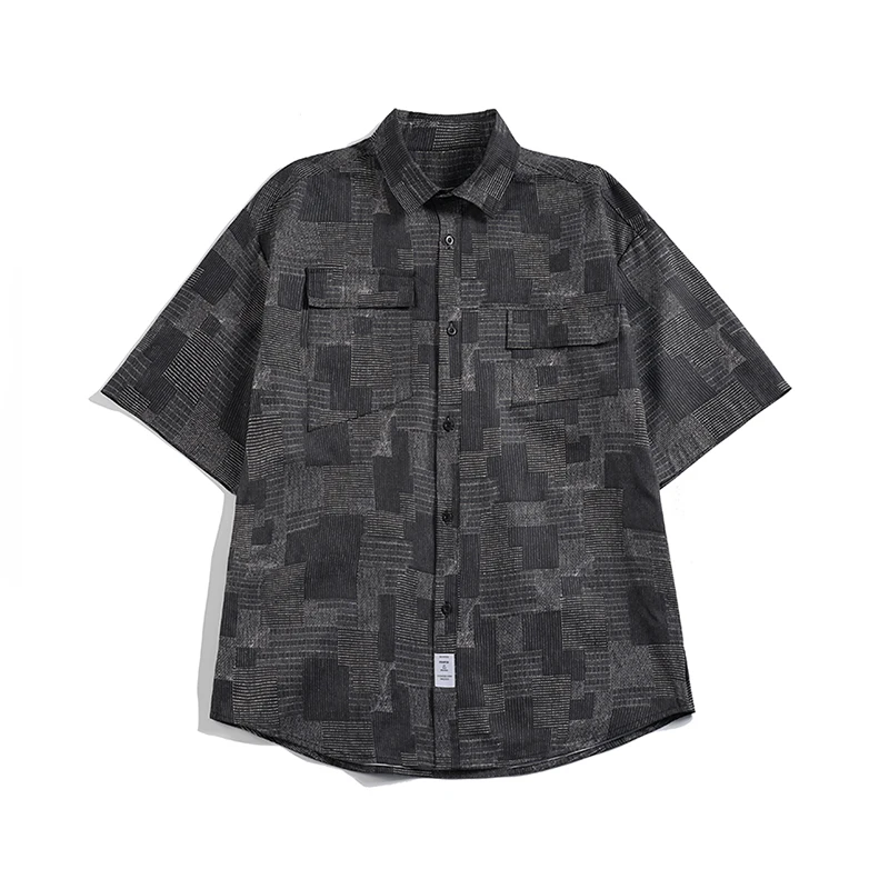 Summer Short Set Fashion Man Polyester Men Suit Shirts Plus Shorts Origin Design Patch Plaid Casual Oversized Clothing Man
Summer Short Set Fashion Man Polyester Men Suit Shirts Plus Shorts Origin Design Patch Plaid Casual Oversized Clothing Man