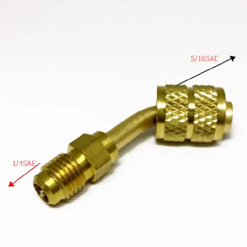 1/4 turn 5/16 conversion head adapter all copper r410 reducer with valve core air conditioning refilling connector
1/4 turn 5/16 conversion head adapter all copper r410 reducer with valve core air conditioning refilling connector