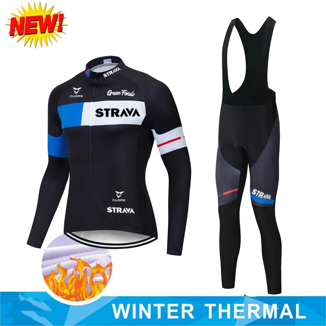 STRAVA 2021 Winter Cycling Clothing Long Sleeve Jersey Mens Pro Team Warm Jacket Set MTB Clothes Thermal Fleece Ropa Ciclismo
STRAVA 2021 Winter Cycling Clothing Long Sleeve Jersey Mens Pro Team Warm Jacket Set MTB Clothes Thermal Fleece Ropa Ciclismo