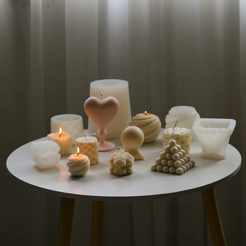Creative Geometric Shapes Candle Molds Candle Making Supplies Fondant Cake Silicone Mold Resin Mold Home Decoration Plaster Mold
Creative Geometric Shapes Candle Molds Candle Making Supplies Fondant Cake Silicone Mold Resin Mold Home Decoration Plaster Mold