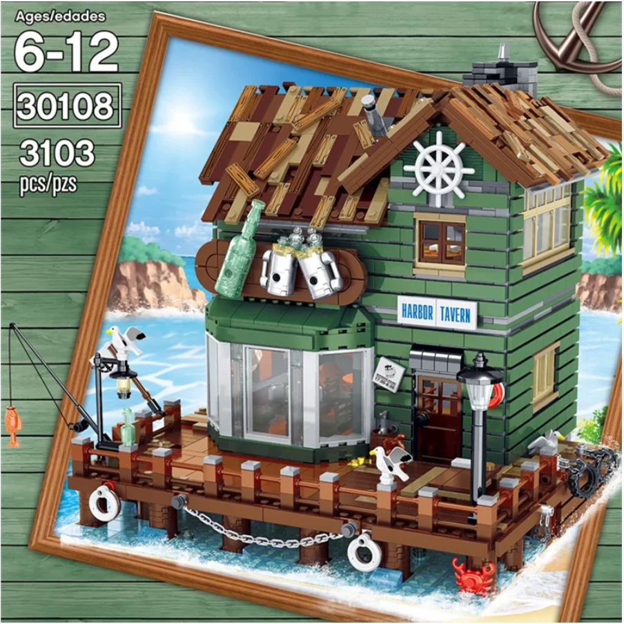 UrGe 30108 New Product MOC Fisherman's Hut Sea Dessert House Small Particles Assembling Toy Modular Building Blocks
UrGe 30108 New Product MOC Fisherman's Hut Sea Dessert House Small Particles Assembling Toy Modular Building Blocks
