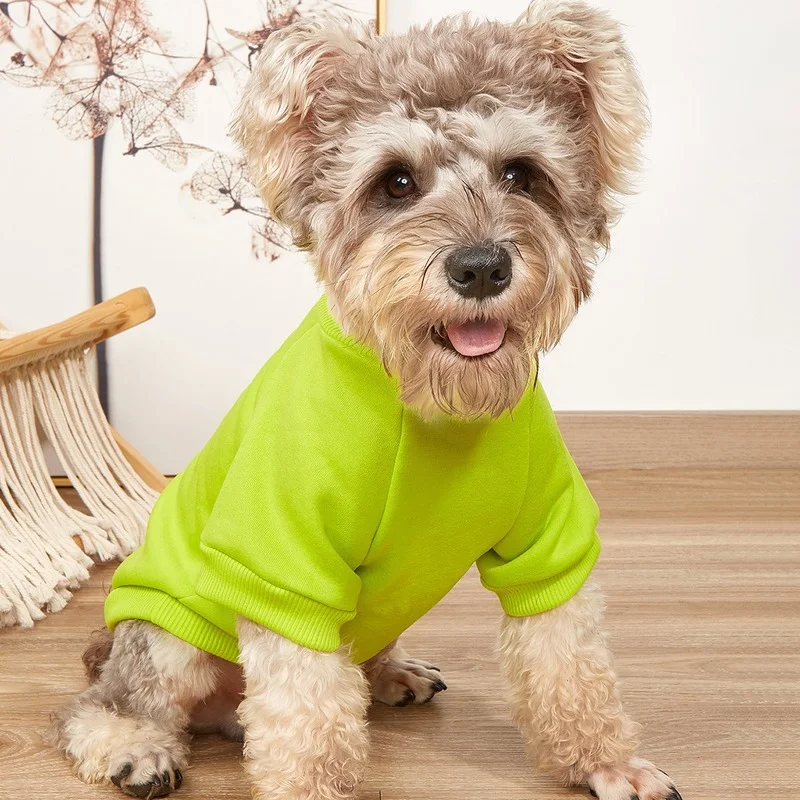 Solid Dog Clothes Velvet Warm Hoodies Clothing for Dogs Small Super Pet Outfits Cute Autumn Winter Green Casual Ropa Para Perro
Solid Dog Clothes Velvet Warm Hoodies Clothing for Dogs Small Super Pet Outfits Cute Autumn Winter Green Casual Ropa Para Perro