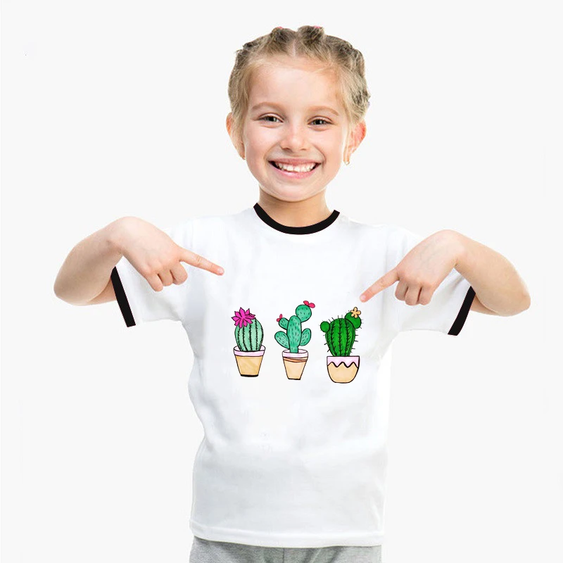 Lovely Cactus Plant Print Baby Boys Girl T-Shirt Summer Children's Clothes 3 to 13 Years Cute Kids Tshirt White Casual Tops Tees
Lovely Cactus Plant Print Baby Boys Girl T-Shirt Summer Children's Clothes 3 to 13 Years Cute Kids Tshirt White Casual Tops Tees