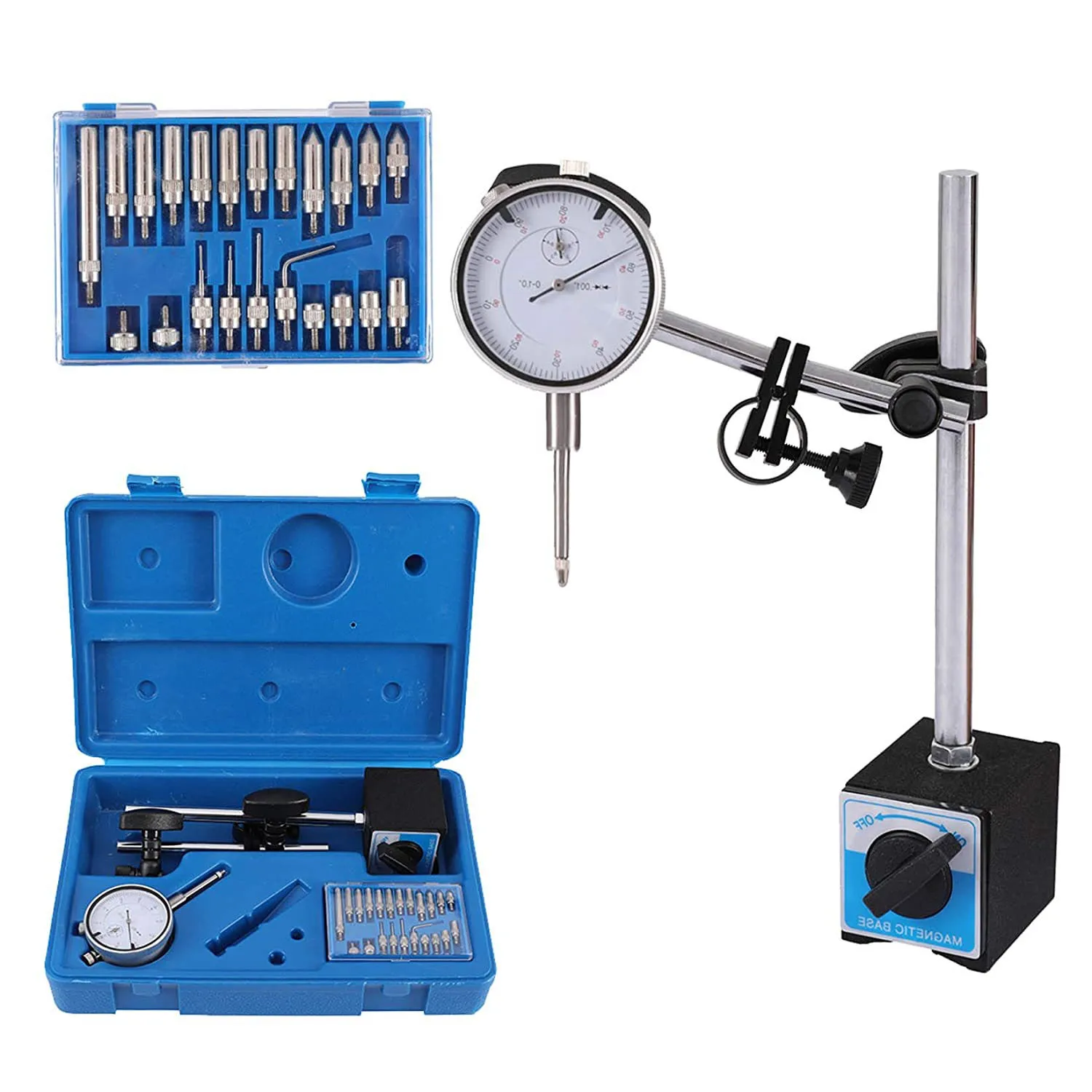 0-10 Mm Dial Indicator Diameter Indicators With Magnetic Base Metric Tester Gauge Holder 0.01 Mm Measuring Test Tools
0-10 Mm Dial Indicator Diameter Indicators With Magnetic Base Metric Tester Gauge Holder 0.01 Mm Measuring Test Tools