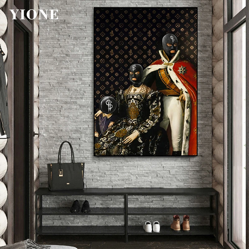 Masked Nobleman Family Canvas Art Poster Vintage Abstract Rich Figure Wall Painting Prints Picture for Living Room Bedroom Decor
Masked Nobleman Family Canvas Art Poster Vintage Abstract Rich Figure Wall Painting Prints Picture for Living Room Bedroom Decor