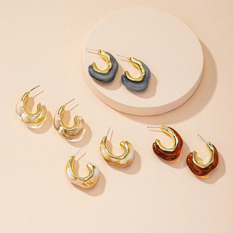 New retro fashion irregular earrings female Korean version of simple geometric trend female earrings jewelry wholesale
New retro fashion irregular earrings female Korean version of simple geometric trend female earrings jewelry wholesale