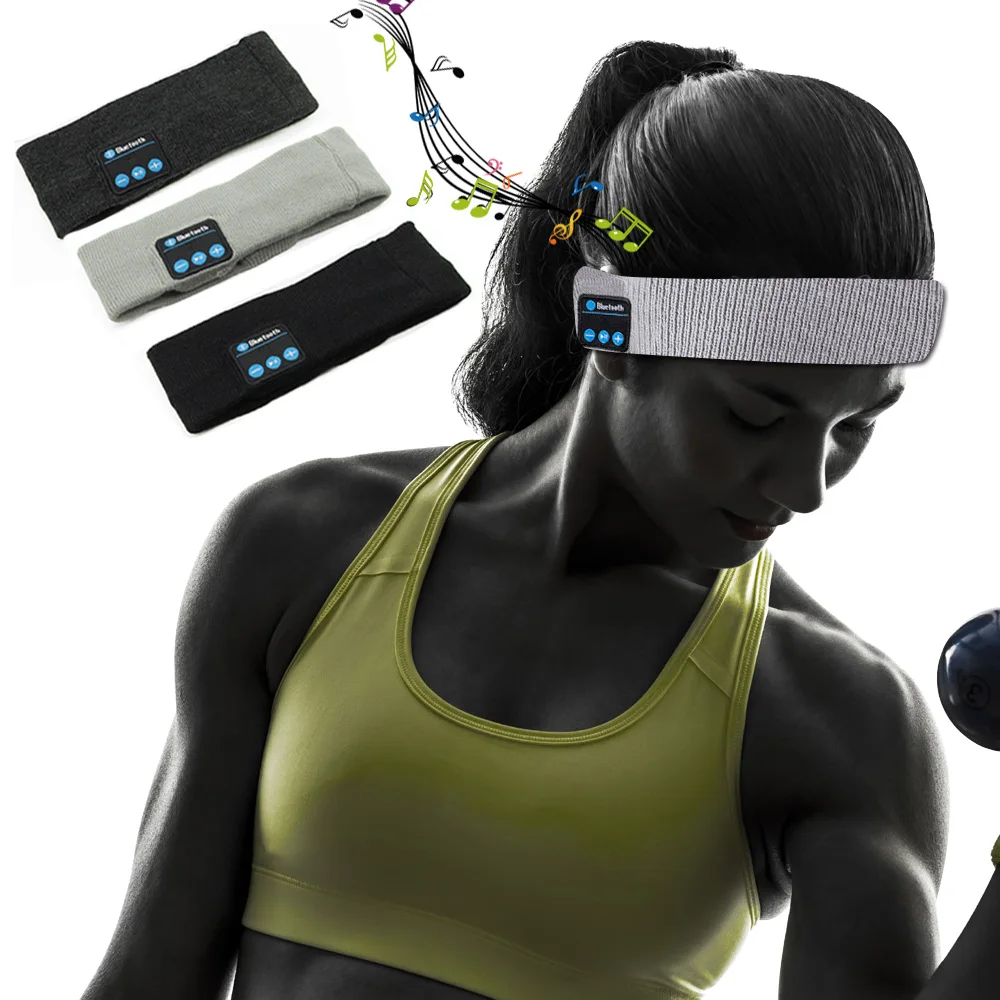 Спортивные Беспроводные стереонаушники Bluetooth для сна и музыки на осень зиму |