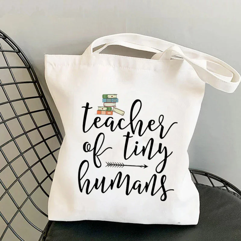 Shopper supplies Teacher Of Tiny Humans Printed Tote Bag women shopper Funny handbagShoulder shopping bag Lady gift Canvas Bag
Shopper supplies Teacher Of Tiny Humans Printed Tote Bag women shopper Funny handbagShoulder shopping bag Lady gift Canvas Bag