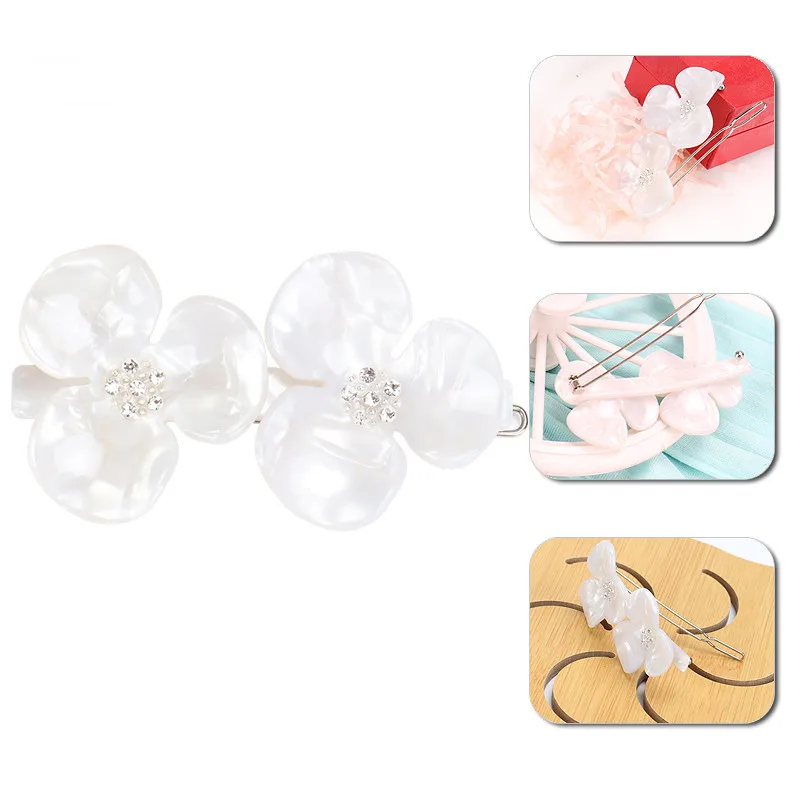 Alexandre de Paris Fashion Flower Hair Pin Double Flower Hairpins Blue Acetate Flower Hair Pin For Women
Alexandre de Paris Fashion Flower Hair Pin Double Flower Hairpins Blue Acetate Flower Hair Pin For Women