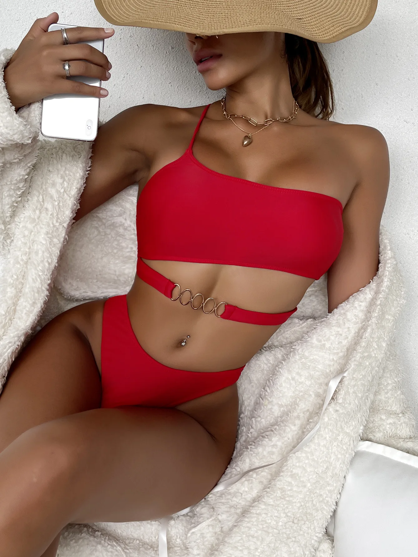 Sexy Red Push Up Bikini Set Mid Waist Swimwear Brazilian Bathing Suit 2021 Summer Women Two Piece Swimsuit
Sexy Red Push Up Bikini Set Mid Waist Swimwear Brazilian Bathing Suit 2021 Summer Women Two Piece Swimsuit