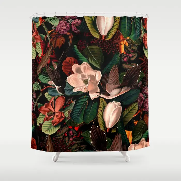 Floral and Birds Shower Curtain Waterproof Bathroom Decorations Polyester Bathroom Shower Curtain
Floral and Birds Shower Curtain Waterproof Bathroom Decorations Polyester Bathroom Shower Curtain