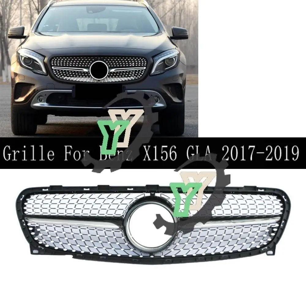 Front bumper racing grille mesh for Mercedes-Benz X156 GLA-Class GLA200 GLA250 GLA45 AMG 2017-2019 Diamond Style
Front bumper racing grille mesh for Mercedes-Benz X156 GLA-Class GLA200 GLA250 GLA45 AMG 2017-2019 Diamond Style