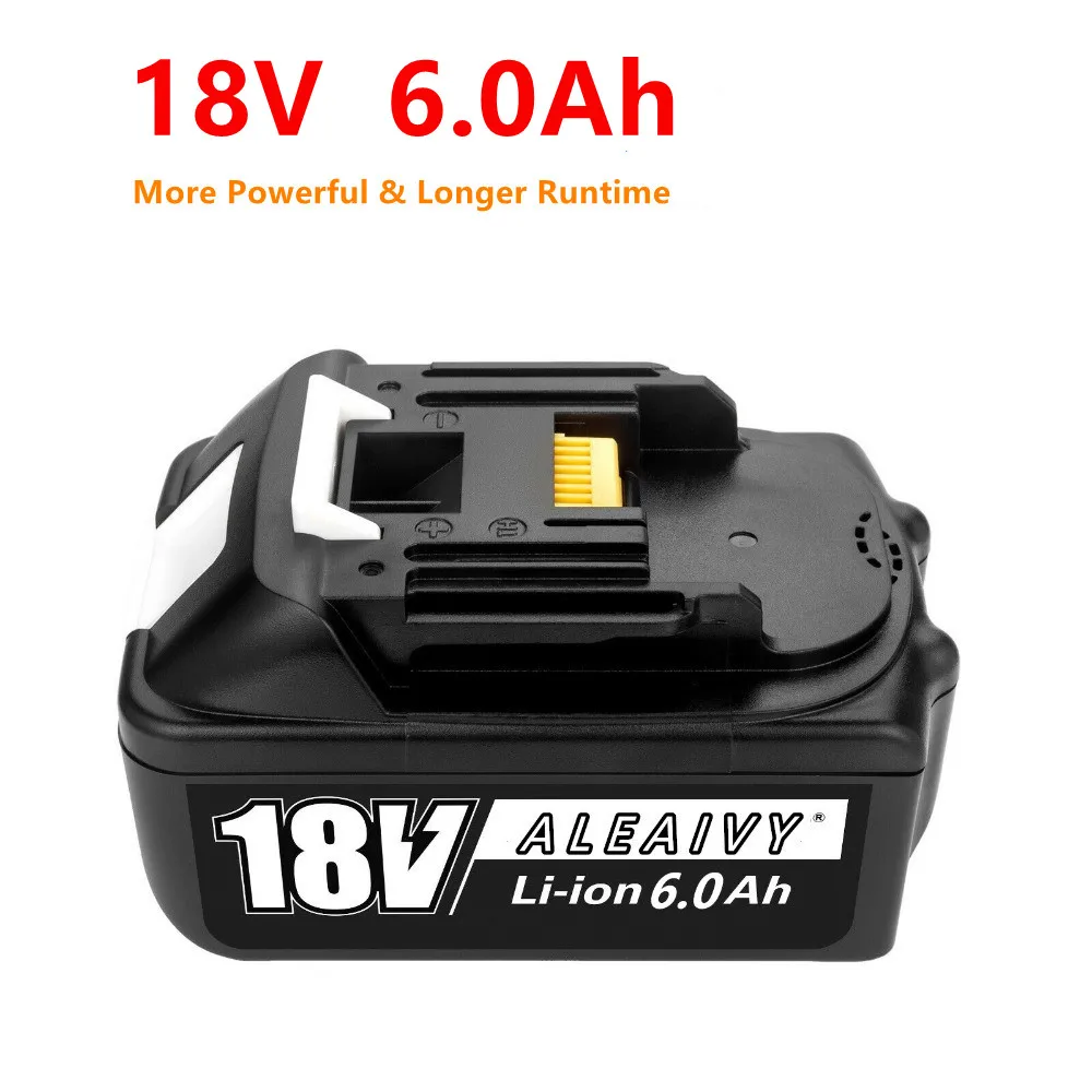 Литий-ионный аккумулятор Aleaivy 18 в, 6,0 А ч, для электроинструмента Makita, аккумуляторы 18 в, BL1815, BL1830, BL1840, BL1850, BL1860, LXT400
Литий-ионный аккумулятор Aleaivy 18 в, 6,0 А ч, для электроинструмента Makita, аккумуляторы 18 в, BL1815, BL1830, BL1840, BL1850, BL1860, LXT400