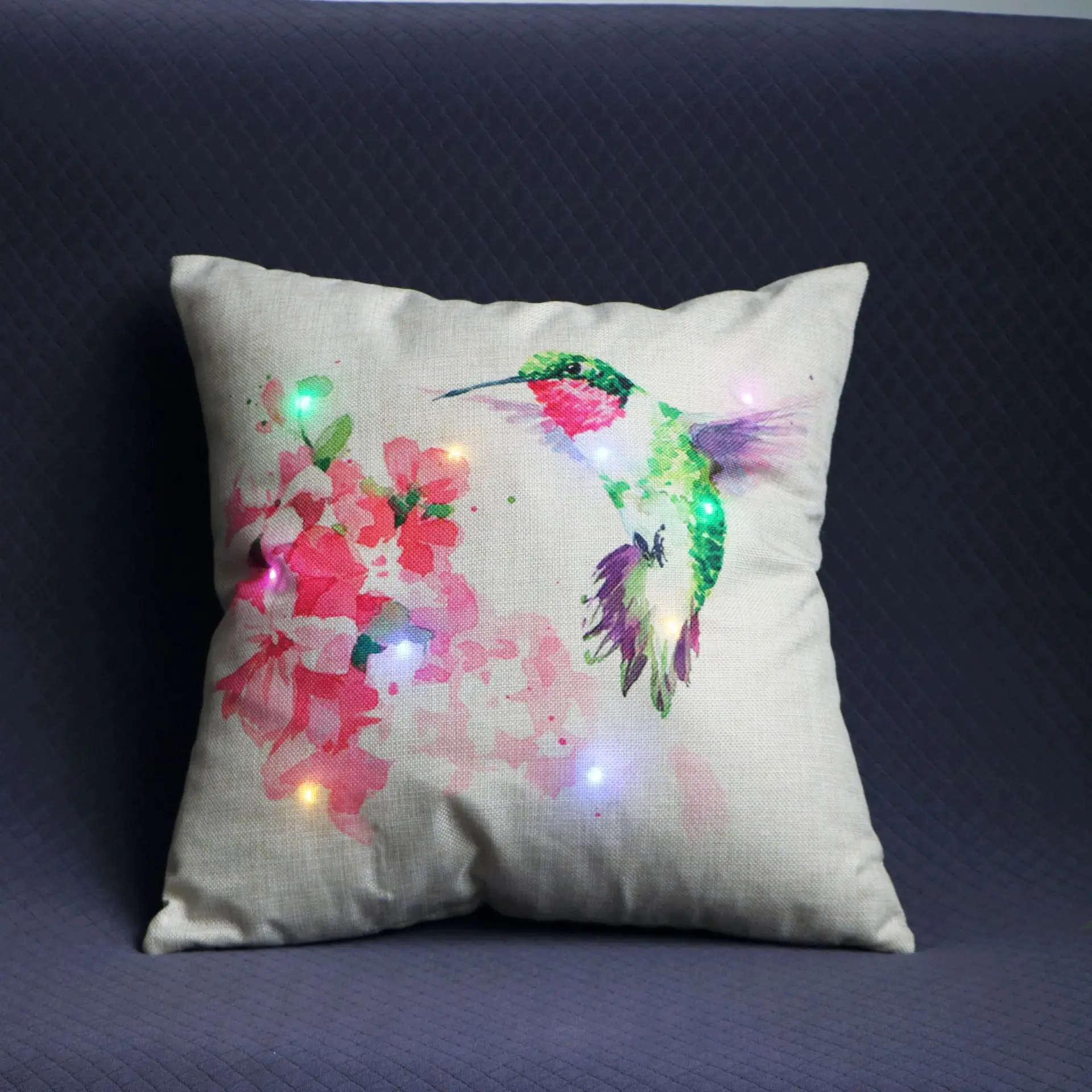 LED Light Plant Flowers Cushion Cover 45*45cm Cotton Linen Pillow Covers Home Decor Sofa Cushions Pillow Cases KD-0593
LED Light Plant Flowers Cushion Cover 45*45cm Cotton Linen Pillow Covers Home Decor Sofa Cushions Pillow Cases KD-0593