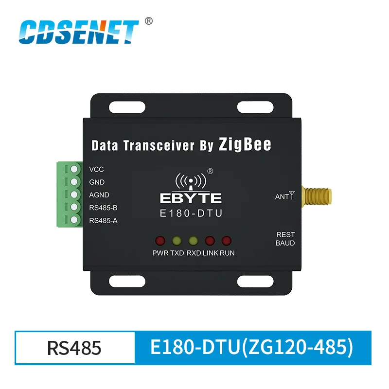 2.4Ghz Zigbee Transmitter Modem 20dBm RS485 Wireless Transcevier Receiver Data Transmission Device CDSENET E180-DTU(ZG120-485)
2.4Ghz Zigbee Transmitter Modem 20dBm RS485 Wireless Transcevier Receiver Data Transmission Device CDSENET E180-DTU(ZG120-485)