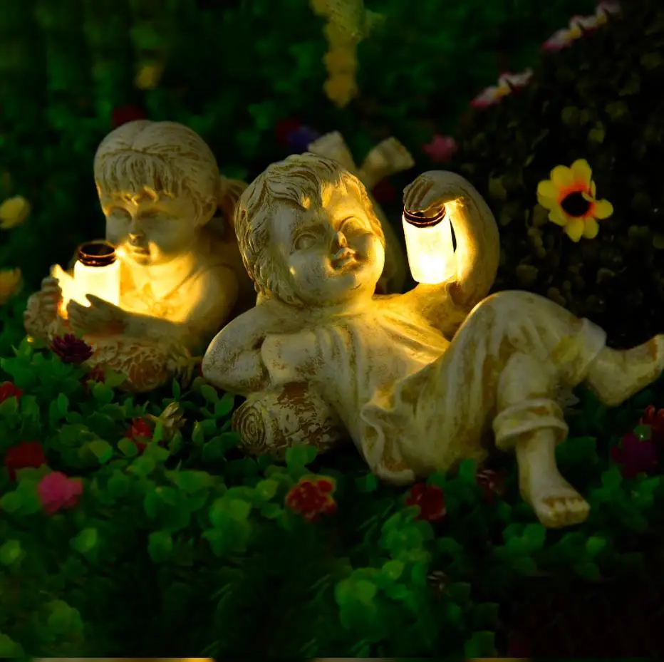 Garden Children Statue Solar Luminous Resin Ornaments Boy Girl Lovers Resin Decoration Garden Firefly Boy And Girl Decoration
Garden Children Statue Solar Luminous Resin Ornaments Boy Girl Lovers Resin Decoration Garden Firefly Boy And Girl Decoration