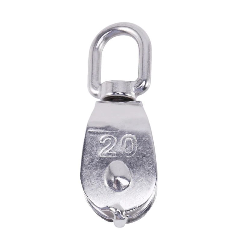 2Pcs Stainless Steel 304 Double Swivel Pulley Block & 4Pcs M25 Single Pulley Block,304 Stainless Steel Pulley Roller
2Pcs Stainless Steel 304 Double Swivel Pulley Block & 4Pcs M25 Single Pulley Block,304 Stainless Steel Pulley Roller