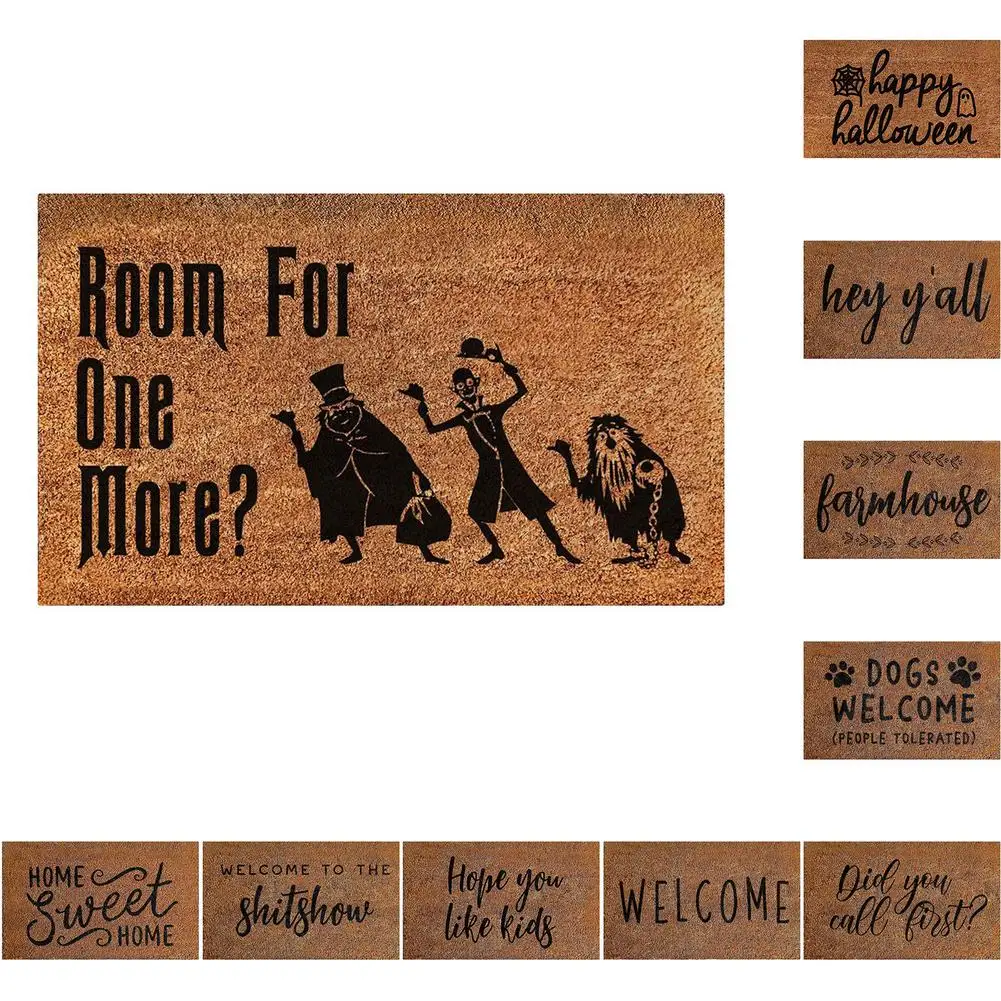 Coir Welcome Door Mat Non-slip Anti-fouling Multifunctional Floor Carpet Outside Entrance Carpet Decorative Colorful Home Decor
Coir Welcome Door Mat Non-slip Anti-fouling Multifunctional Floor Carpet Outside Entrance Carpet Decorative Colorful Home Decor