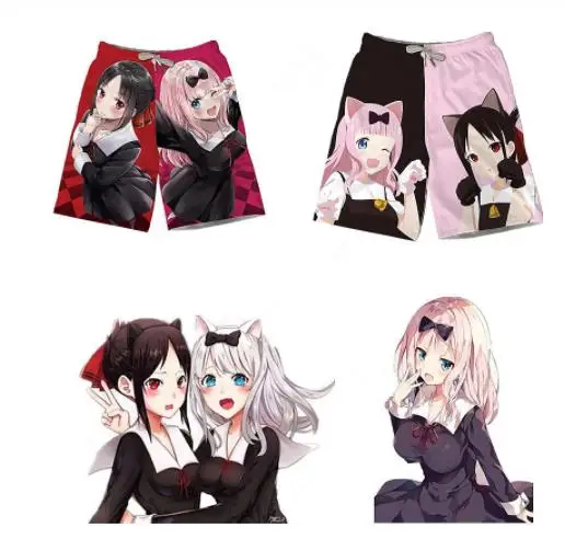 2020 Summer 3D Print Shorts Anime Kaguya sama: Love Is War Casual Short Pants Sweat Pockets Cosplay Jogger Fitness cropped pants
2020 Summer 3D Print Shorts Anime Kaguya sama: Love Is War Casual Short Pants Sweat Pockets Cosplay Jogger Fitness cropped pants