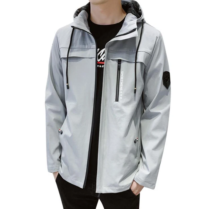 2020 New Arrival Men Jacket Casual Hooded Bomber Jacket Spring Autumn Plus Size Windbreaker Sportswear Zipper Jacket Coat
2020 New Arrival Men Jacket Casual Hooded Bomber Jacket Spring Autumn Plus Size Windbreaker Sportswear Zipper Jacket Coat