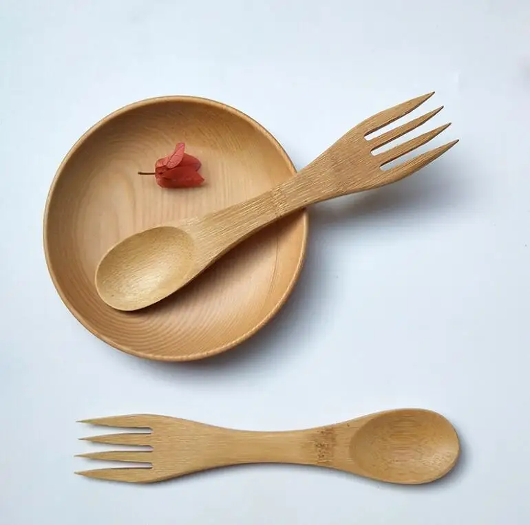 100% Natural Bamboo Spoon Fork All IN One Portable Travel Cutlery Set Wholesale Bamboo Dinerware#8711
100% Natural Bamboo Spoon Fork All IN One Portable Travel Cutlery Set Wholesale Bamboo Dinerware#8711