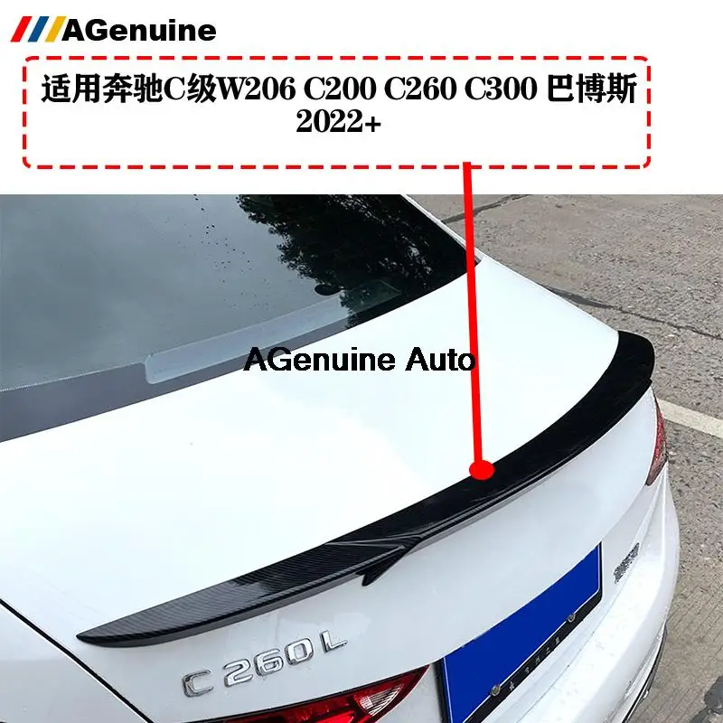 Factory ABS glossy black carbon fiber CAR Rear trunk lip Spoiler Wing For Mercedes-Benz C Class W206
Factory ABS glossy black carbon fiber CAR Rear trunk lip Spoiler Wing For Mercedes-Benz C Class W206