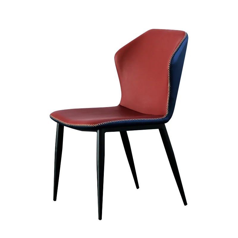 Household minimalist Nordic iron dining chair Luxury hotel business negotiation soft bag leather chair Home furniture
Household minimalist Nordic iron dining chair Luxury hotel business negotiation soft bag leather chair Home furniture