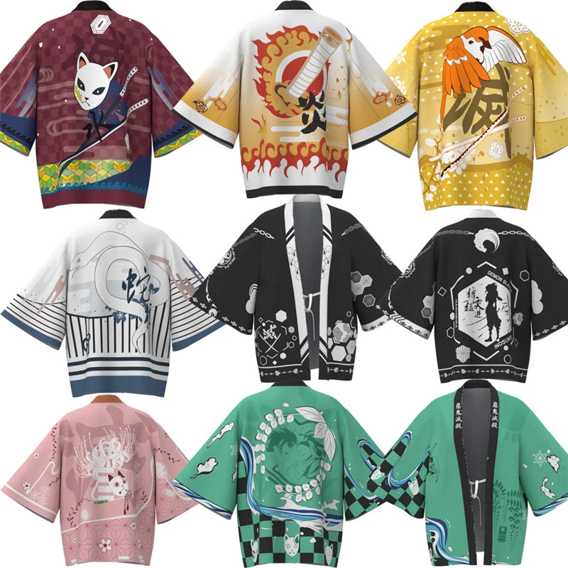 Demon Slayer Cosplay Costumes Haori Kimono Coat Bathrobe Cloak Japanese Anime Adult Child COS Apparel Christmas Halloween Gift
Demon Slayer Cosplay Costumes Haori Kimono Coat Bathrobe Cloak Japanese Anime Adult Child COS Apparel Christmas Halloween Gift