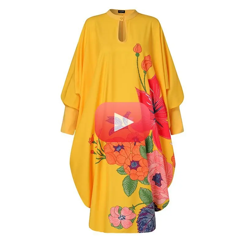 Sext Dresses Women Summer Dress 2021 VONDA Beach Sundress Vintage Long Sleeve Lapel Neck Party Vestidos Robe
Sext Dresses Women Summer Dress 2021 VONDA Beach Sundress Vintage Long Sleeve Lapel Neck Party Vestidos Robe