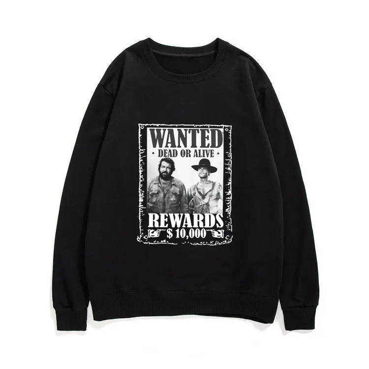 Bud Spencer Terence Hill Wanted Lo Chimavano Classic Epic Movie Sweatshirt Men Fashion Sweatshirts Unisex Oversized Pullover
Bud Spencer Terence Hill Wanted Lo Chimavano Classic Epic Movie Sweatshirt Men Fashion Sweatshirts Unisex Oversized Pullover