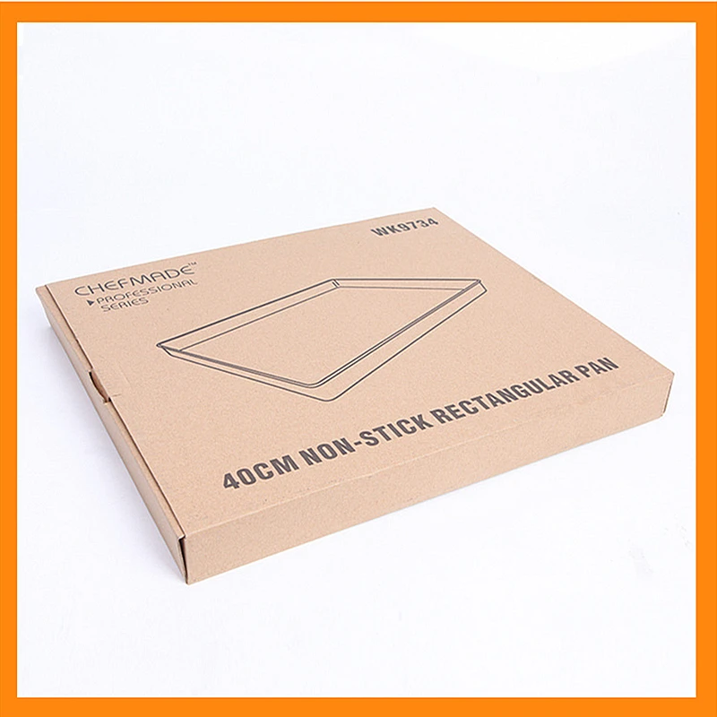 40CM Golden non-stick rectangular baking plate Mooncake Cookie Biscuit Bread Cake Roll Tart Baking Tray Professional baking mold
40CM Golden non-stick rectangular baking plate Mooncake Cookie Biscuit Bread Cake Roll Tart Baking Tray Professional baking mold